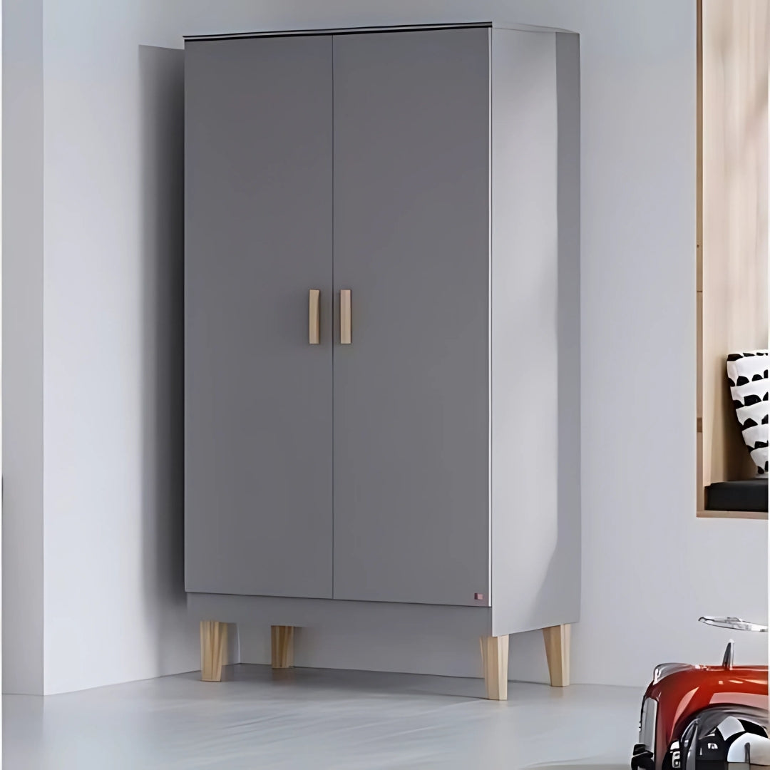 Taç Gri Çocuk Odası Dolabı